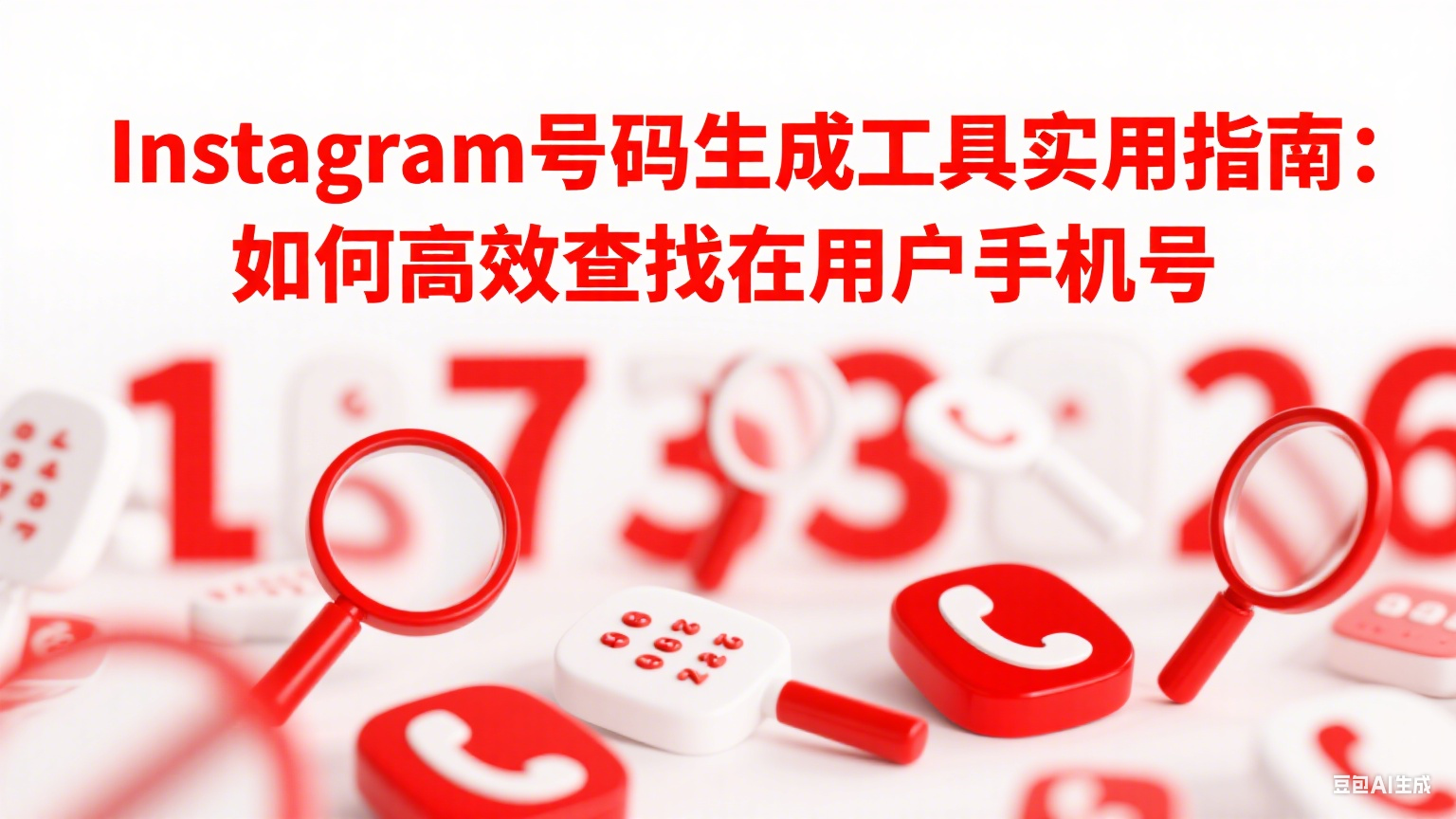  Instagram号码生成工具实用指南：如何高效查找潜在用户手机号