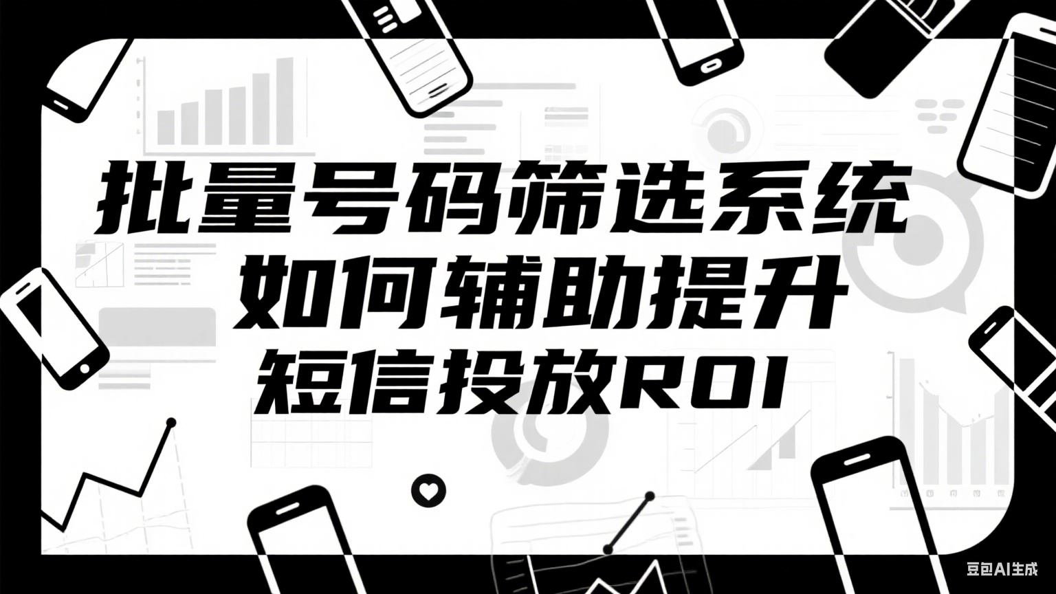 批量号码筛选系统如何辅助提升短信投放ROI