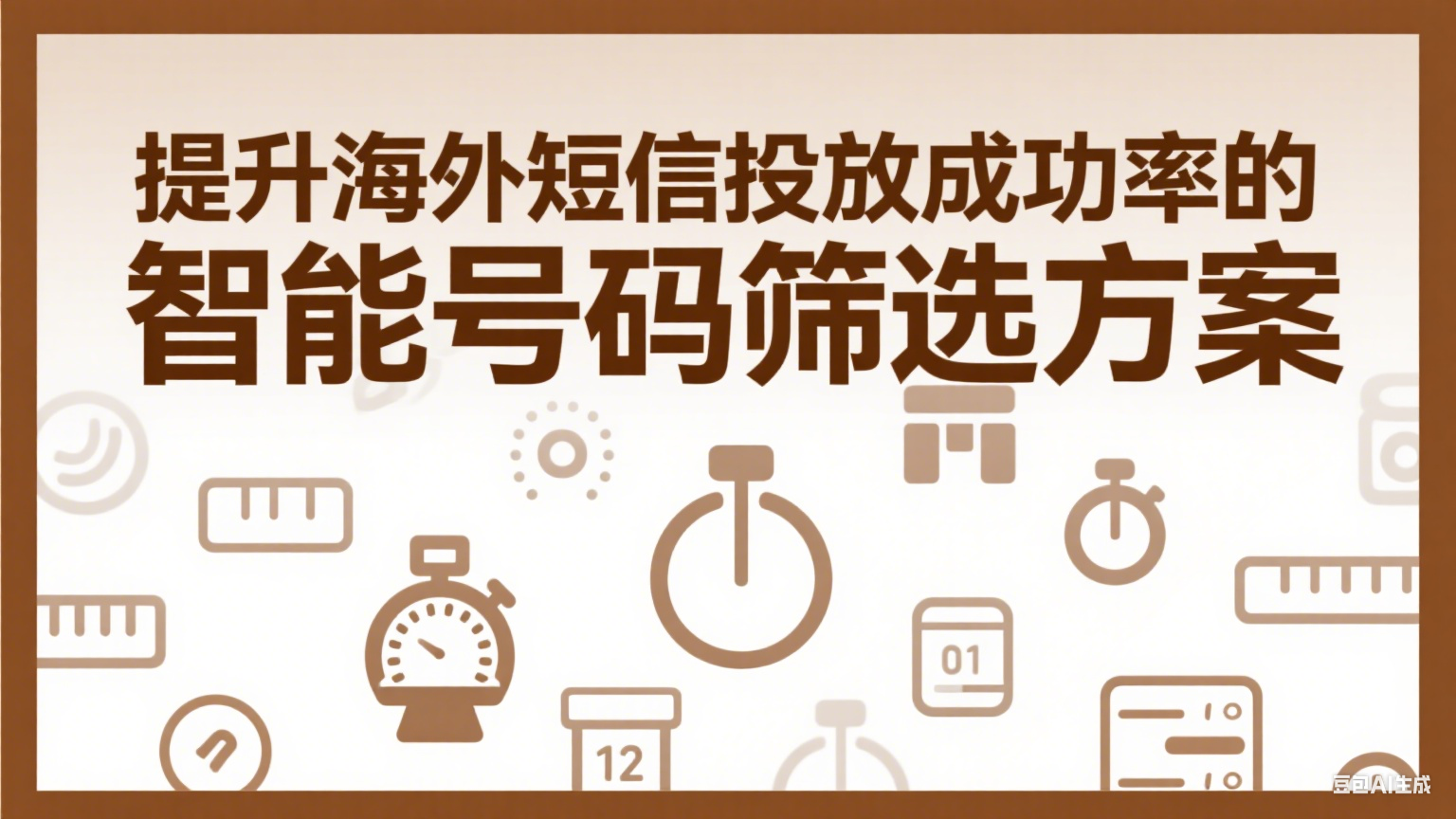  提升海外短信投放成功率的智能号码筛选方案