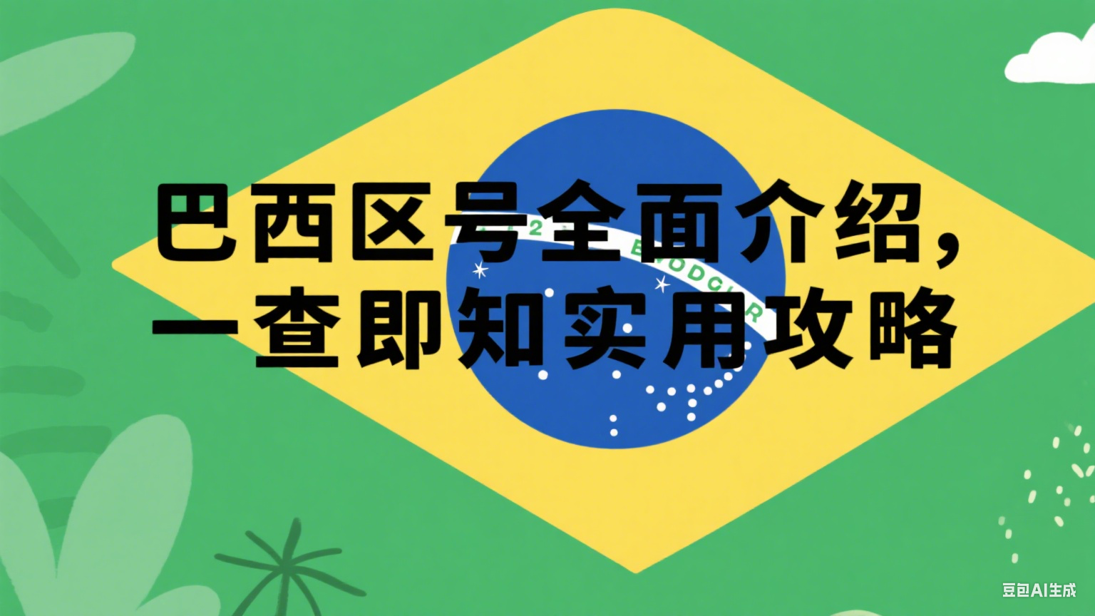 巴西区号全面介绍，一查即知实用攻略