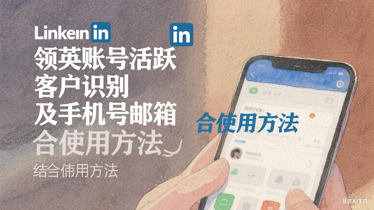 领英账号活跃客户识别及手机号邮箱结合使用方法
