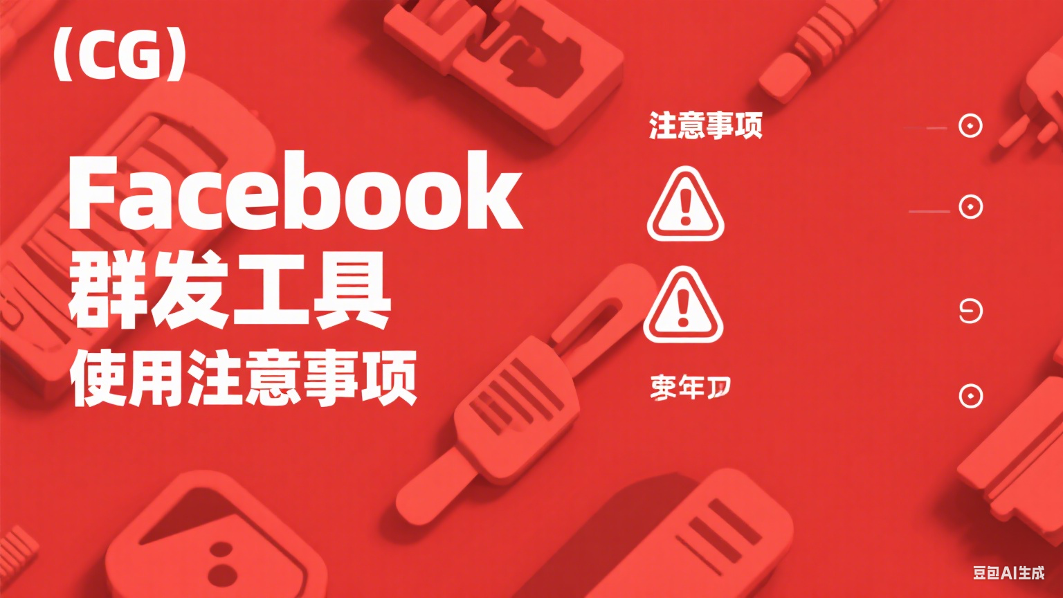 Facebook群发工具使用注意事项 - 保证营销安全与效果