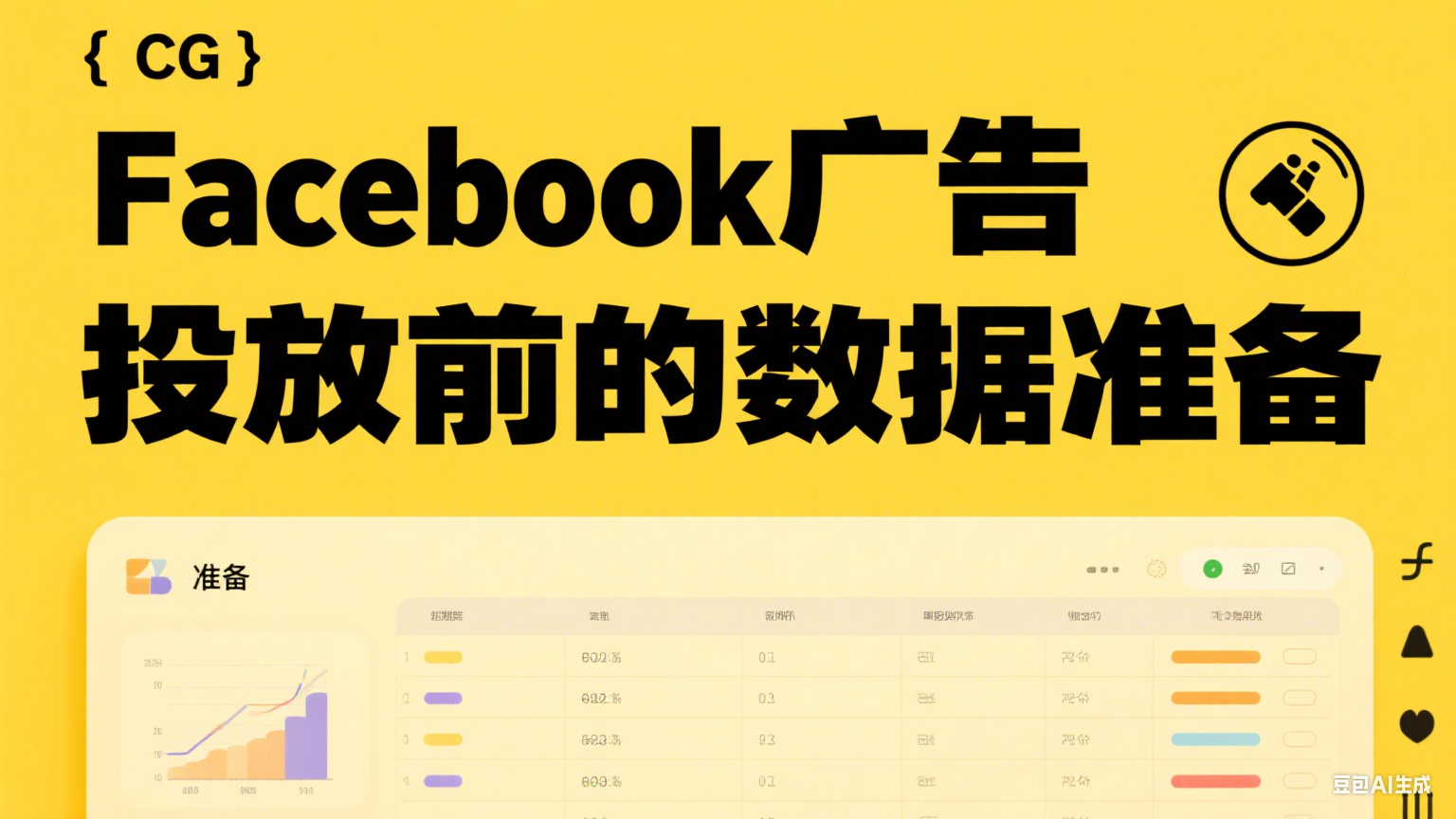  Facebook广告投放前的数据准备 - 提升广告精准度与转化率