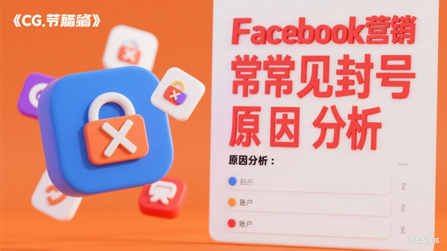  Facebook营销常见封号原因分析 - 避免账号风险全指南