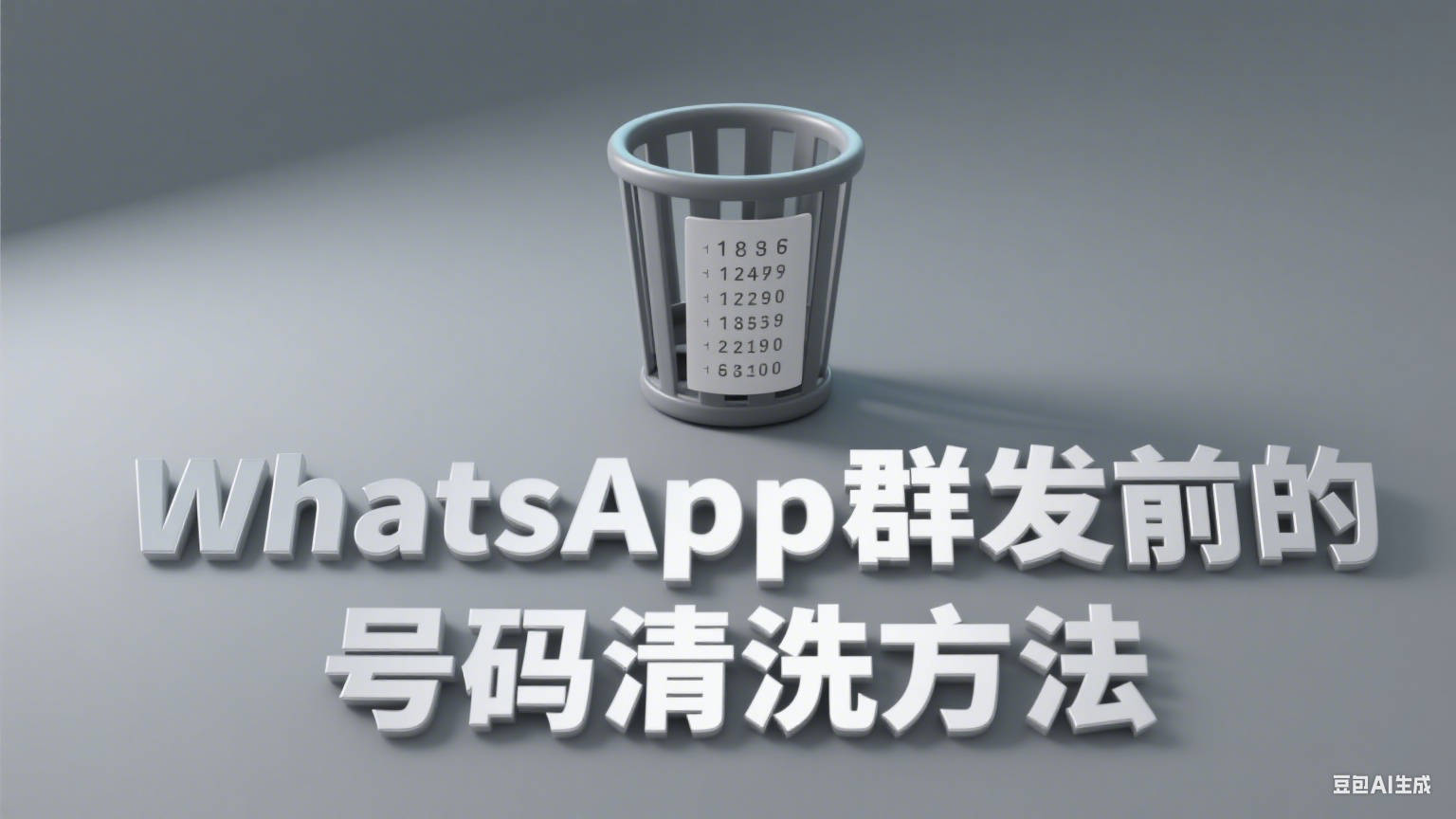  WhatsApp群发前的号码清洗方法 - 提升消息送达率的必备技巧
