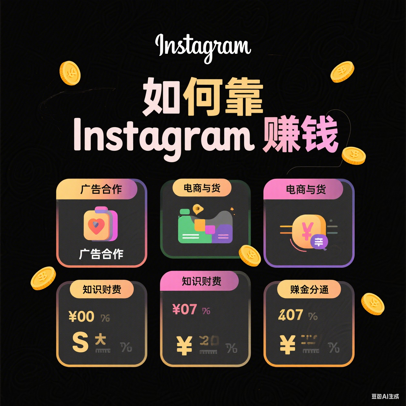 靠Instagram赚钱？你需要这套完整营销流程图